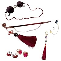 Amazon.co.jp: コスプレ ウィッグ 葛葉 くずは 中華服 チャイナ